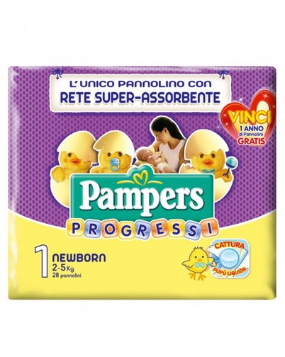 PAMPERS - Pannolini - Progressi 