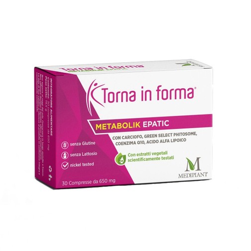 MEDIPLANT - Torna in forma - Metabolik Epatic - 30Cps - A974051587
