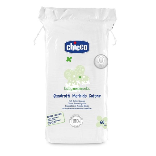 CHICCO - Quadrotti Morbido Cotone - 60 Pcs - (0m+)