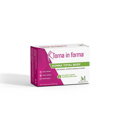MEDIPLANT - Torna in forma - Donna total body - 30 compresse - A926216096
