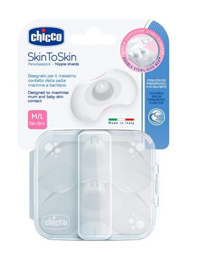 CHICCO - Skin to Skin - Paracapezzoli - tg. M/L - 0m+