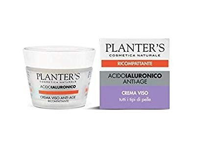 PLANTER'S - Acido Ialuronico Anti-Age - Crema viso - Ricompattante - 50 ml