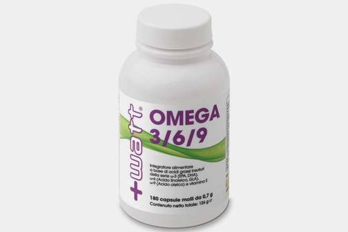 +WATT Omega 3/6/9 - Integratore alimentare (180 capsule molli)
