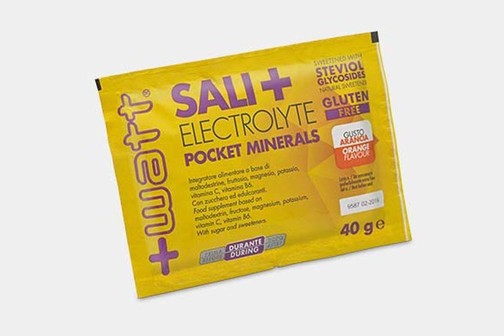 +WATT Sali+ Electrolyte Pocket Minerals - Sali minerali in bustina da 40 gr al gusto arancia