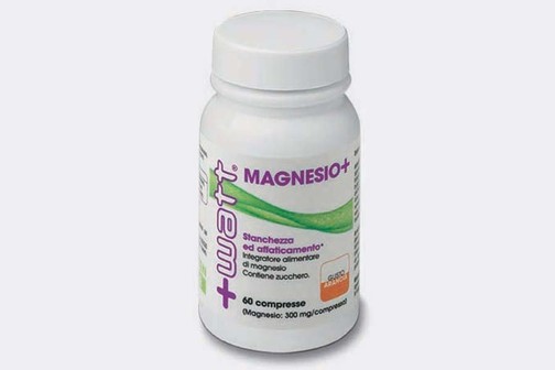 +WATT Magnesio+ - Integratore alimentare di Magnesio al gusto arancia (60 compresse)