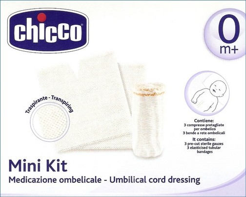 CHICCO - Mini Kit - Medicazione ombelicale (0m+)