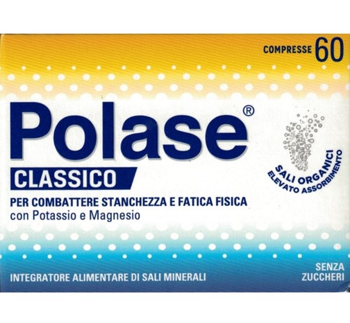 POLASE - Classico - Integratore di sali minerali senza zuccheri - 60 Compresse