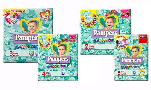 PAMPERS - Pannolini Baby Dry 