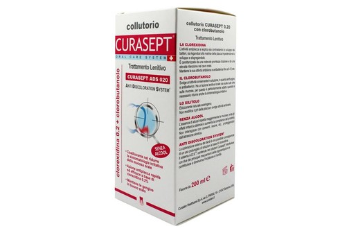 CURASEPT - Oral Care System - Colluttorio - Clorexidina 0.2 + clorobutanolo