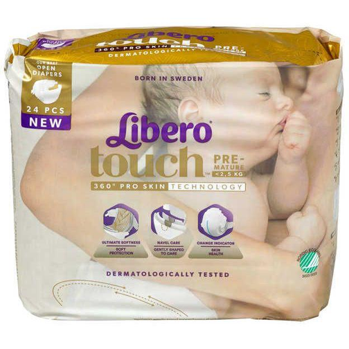 LIBERO TOUCH - Premature <2,5 kg - 24 pannolini