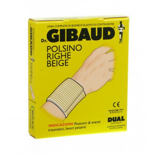 DR. GIBAUD ORTHO - Polsino righe beige