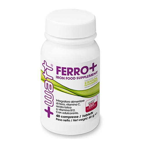 +WATT - Ferro+ - Iron food supplement - Integratore alimentare in compresse