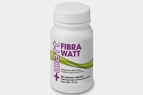 +WATT - Fibra Watt - Integratore alimentare a base di glucomannano in capsule