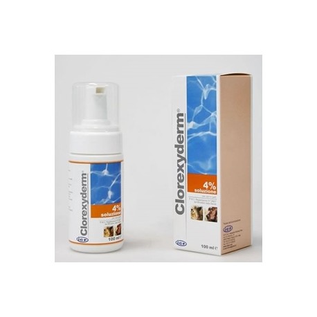 ICF - Clorexyderm - 4% Soluzione per cani e gatti - 100 ml
