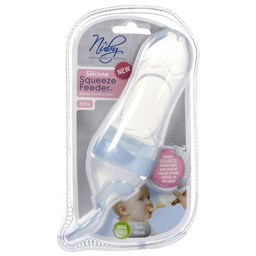 NUBY - Silicone - Squeeze Feeder - 0m+