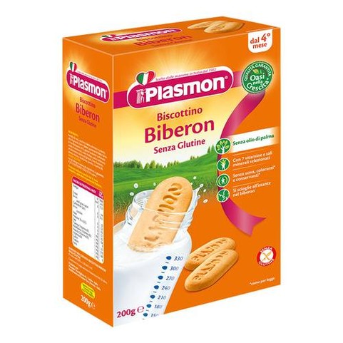 PLASMON - Oasi nella crescita - Biscottino Biberon - Senza glutine - dal 4° mese