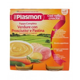 PLASMON - Oasi nella crescita - Pappa completa (Verdure con manzo e pastina) - Dal 6° mese 