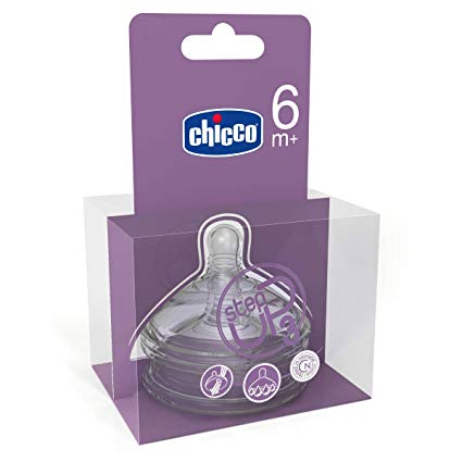 CHICCO - Step Up 3 - silicone - 6m+ - 2 Pcs